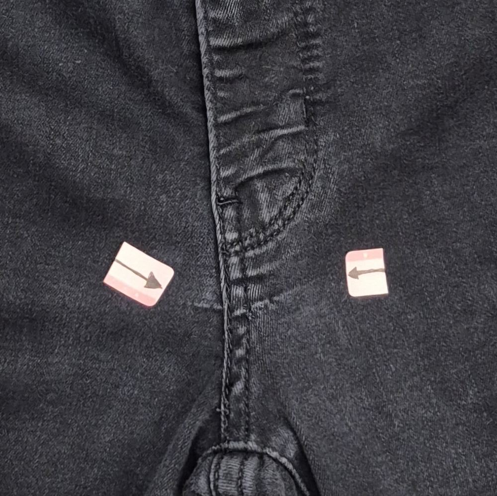 Levi's Classic Straight black jeans women's 14 short mid rise stretch - Picture 12 of 13